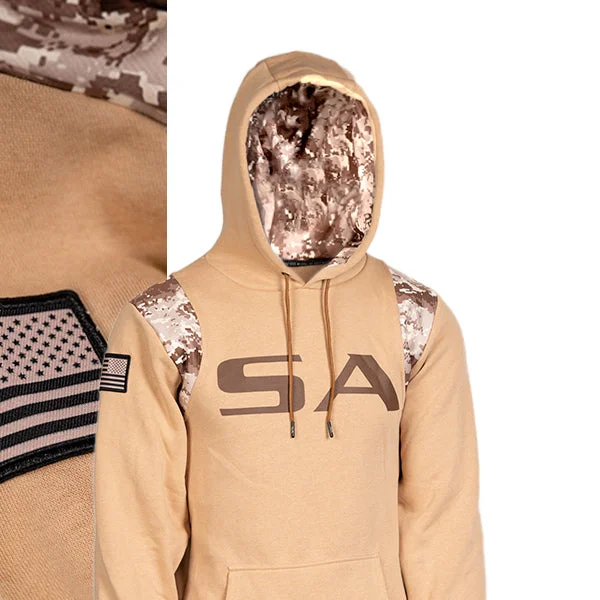 Honor Lined Hoodie | Desert Digi Camo | SA PreOrder Cotton Hoodie Fleece Lining Warmth