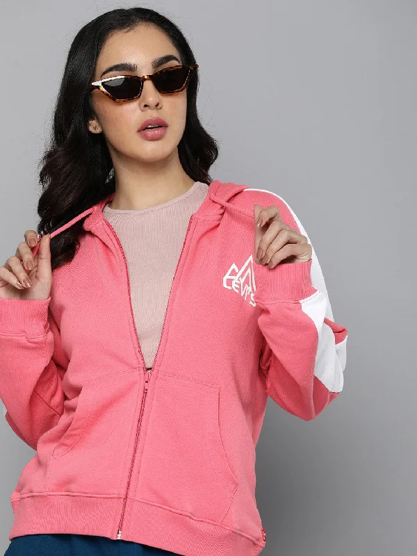 Women's Colorblock Hooded Sweatshirt Hoodie with Pastel Soft Subtle